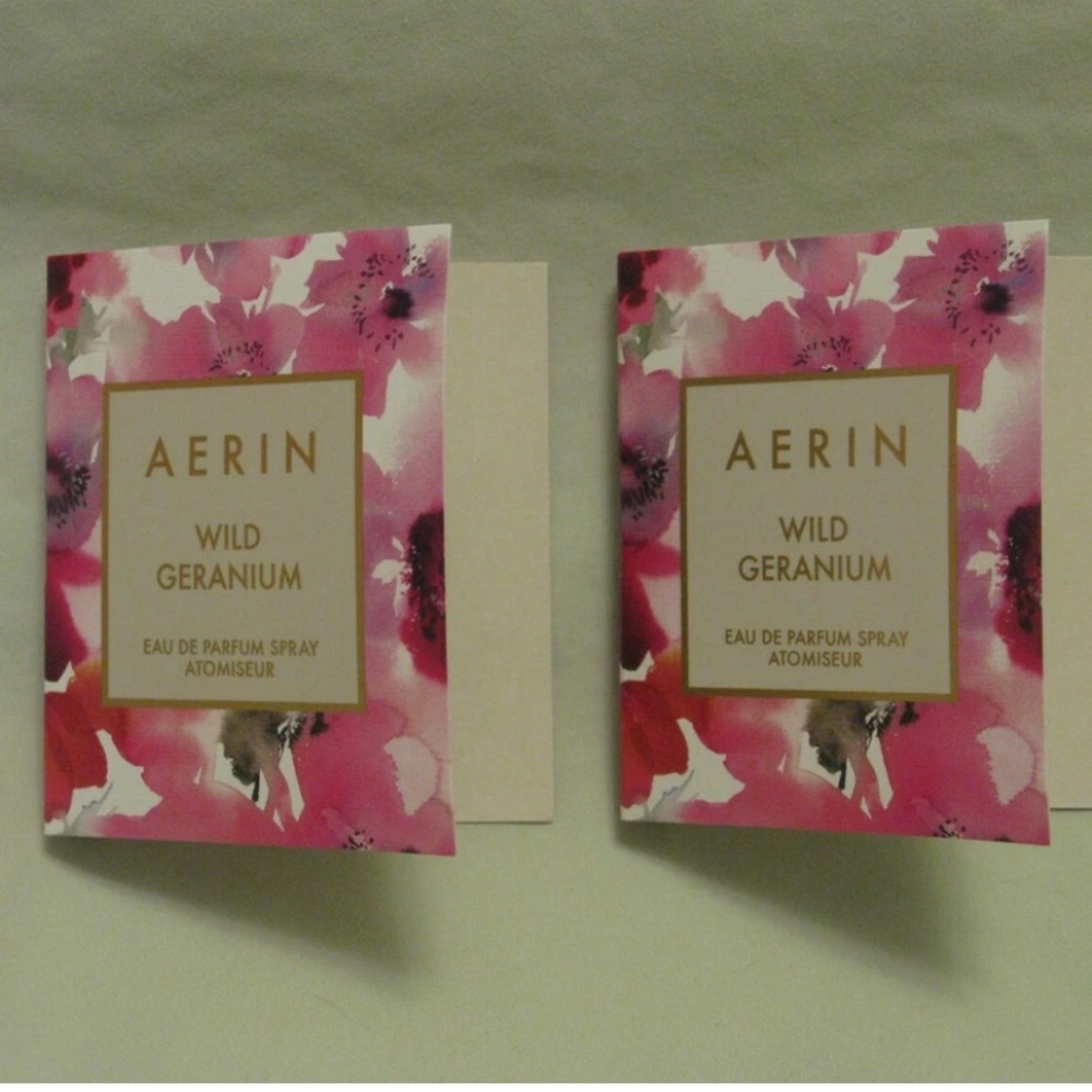 Aerin Wild Geranium Set of Two Samples